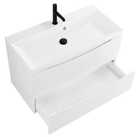 Тумба с раковиной BelBagno Marino MARINO-700-2C-SO-BL-P 70 bianco lucido