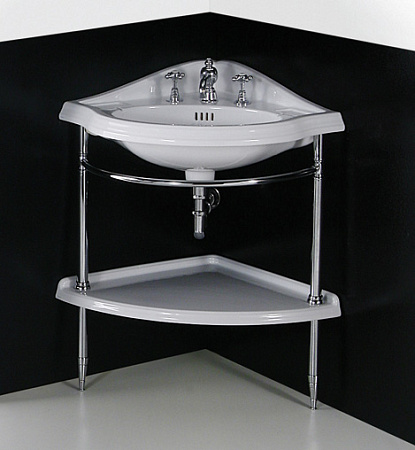 Консоль напольная с раковиной Simas Arcade 1011cr с 3 отверстиями под смесительхром