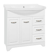 Тумба под раковину Style Line Олеандр-2 90 3 ящика, белый