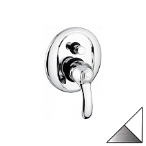 Смеситель Emmevi Harmony 22019BC для душа, белый/хром