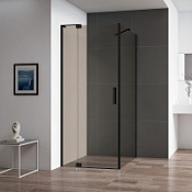 Душевой уголок Cezares Slider SLIDER-AH-1-80-80/90-BR-NERO бронза/ профиль черный