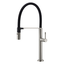 Смеситель Boheme Uno 114-NB для кухонной мойки, никель брашированный Смеситель Boheme Uno 114-NB для кухонной мойки, никель брашированный