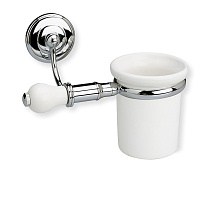 Стакан Stil Haus Nemi N10(39) белый/хром Стакан Stil Haus Nemi N10(39) белый/хром