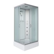 Душевая кабина Niagara Classic NG-33974-14QG 90x70x215 стекло матовое/профиль серебро