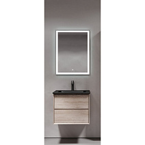 Мебель для ванной Sancos Marmi 2.0 60 MR2.060EG дуб галифакс натуральный/черный Мебель для ванной Sancos Marmi 2.0 60 MR2.060EG дуб галифакс натуральный/черный