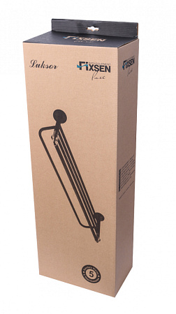 Полка Fixsen Luksor FX-71615B черный сатин