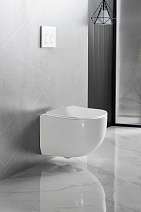 Унитаз подвесной Vincea Globo VT1-52T ультратонкое сиденье с системой микролифт, белый