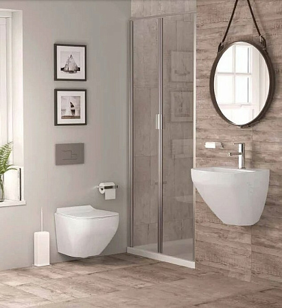 Унитаз подвесной beWash Alster 86303201 с системой микролифт, белый глянцевый