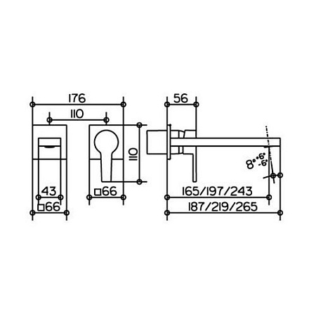 Смеситель Keuco Edition 11 51116010202 для раковины, хром