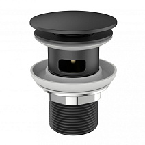 Донный клапан BelBagno BB-SAT-NERO черный матовый