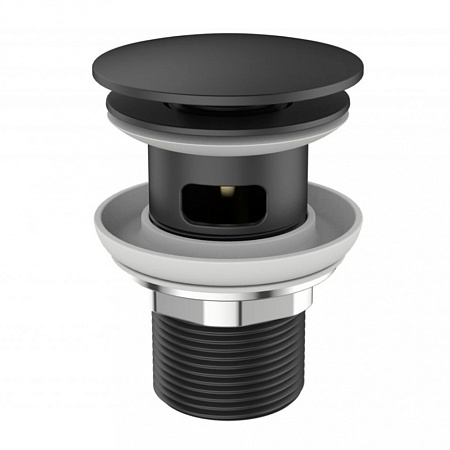 Донный клапан BelBagno BB-SAT-NERO черный матовый