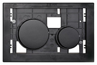 Кнопка смыва Tece Loop Modular 9240667 черная без лицевой панели