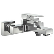 Смеситель Ceramica Nova Cubic 70015CH для ванны и душа, хром Смеситель Ceramica Nova Cubic 70015CH для ванны и душа, хром