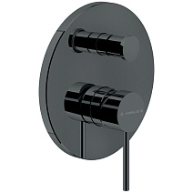 Смеситель Nobili Velis VE125100/EFLP для ванны с душем, черный глянцевый Смеситель Nobili Velis VE125100/EFLP для ванны с душем, черный глянцевый