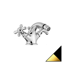 Смеситель Emmevi Deco Ceramic 12014NO для биде, черный/золото