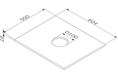 Столешница Am.Pm Func M8FST0601WG 60 белый глянец