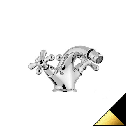 Смеситель Emmevi Deco Ceramic 12014NO для биде, черный/золото