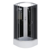 Душевая кабина Niagara Classic NG-3503-14BK 80x80x200 стекло тонированное/профиль серебро
