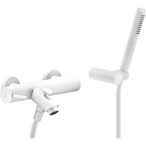 Смеситель Nobili Live LV00110WM для ванны с душем, белый матовый Смеситель Nobili Live LV00110WM для ванны с душем, белый матовый