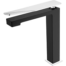 Смеситель Boheme Q 142-BCR.2 для раковины, черный/хром