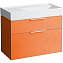 Тумба с раковиной Laufen Kartell by Laufen 4.0760.2.033.635.1 90 оранжевый глянцевый