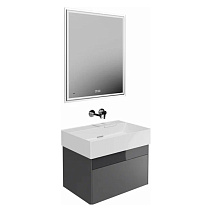 Мебель для ванной Kerama Marazzi Logica LOG.70.2\ST 70 стальной серый Мебель для ванной Kerama Marazzi Logica LOG.70.2\ST 70 стальной серый