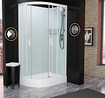 Душевая кабина Frank F412R М White 120x80x220 без крыши, белый Душевая кабина Frank F412R М White 120x80x220 без крыши, белый