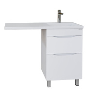 Тумба с раковиной Grossman Вилар 125011 110 R под стиральную машину, белый