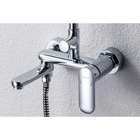 Душевая стойка Bravat Opal F6125183CP-A-RUS хром