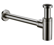 Сифон WasserKRAFT A093 для раковины матовый хром