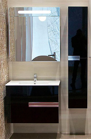 Шкаф-пенал Roca Victoria Nord Black Edition ZRU9000095 черный
