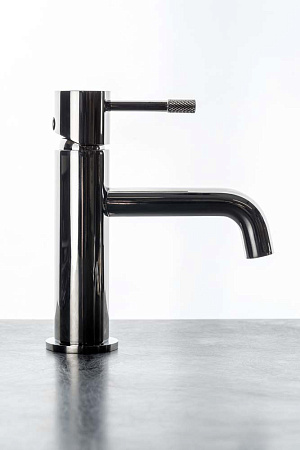 Смеситель Boheme Uno 461-SGM для раковины, оружейная сталь глянцевая