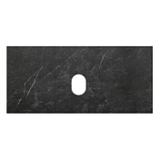 Столешница BelBagno KEP-100-MNO-W0 100 без отверстия под смеситель Marmo Nero Opaco