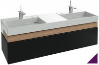 Тумба с раковиной Jacob Delafon Terrace 150 см, сливовый лак