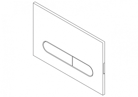 Кнопка смыва BelBagno Prospero BB006-PR-CHROME.M хром матовый