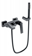 Смеситель Boheme Venturo 373-SGM для ванны, оружейная сталь глянцевая