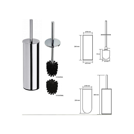 Ершик Bemeta Omega 102313057 черный