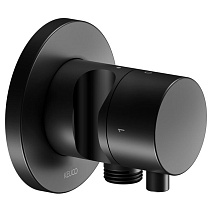 Запорный вентиль Keuco Ixmo 59557371201 черный матовый