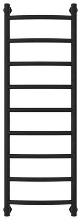 Полотенцесушитель водяной Сунержа Галант+ 31-0200-1240 1200x400 черный матовый