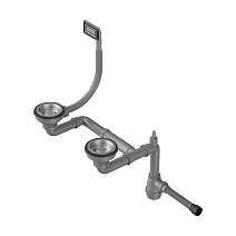 Слив-перелив для мойки Omoikiri WK-1.5-UN-IN нержавеющая сталь