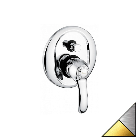 Смеситель Emmevi Harmony 22019CO для душа, хром/золото