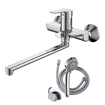 Смеситель Orange Prim M42-211cr для ванны с душем, хром