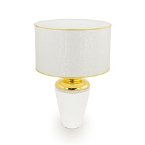 Лампа настольная Migliore Dubai 27499/27500 белый/золото, swarovski