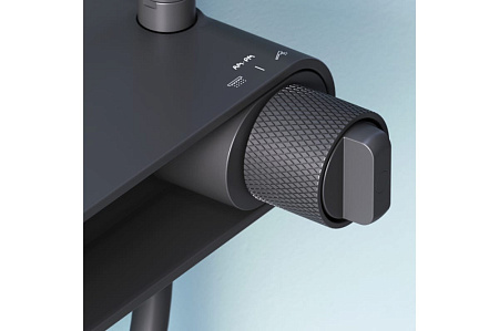 Душевая стойка Am.Pm X-Joy F0785A722 черный