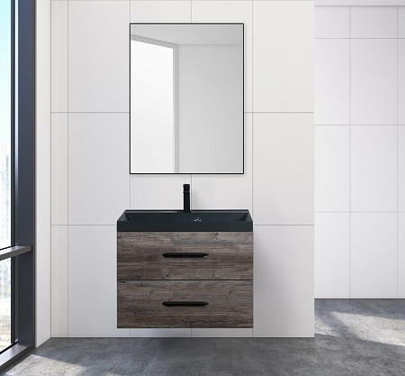 Зеркало BelBagno SPC-AL 60х80 черный