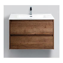 Тумба с раковиной BelBagno Kraft KRAFT-800-2C-SO-RT 80 rovere tabacco