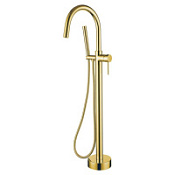 Смеситель Boheme Uno 469-G для ванны с душем, напольный, золото