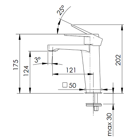 Смеситель Remer Dream D12 для раковины, хром