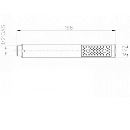 Душевая лейка Bossini Zen B00250.030 хром
