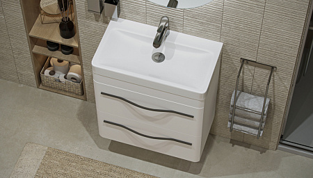 Мебель для ванной Velvex Jill tpJIL.60.2Y-233 60 белый матовый